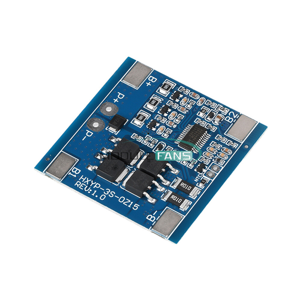 3S 12V 15/20/25/30A 18650 Li-ion Battery Charging Protection Board with Balance
