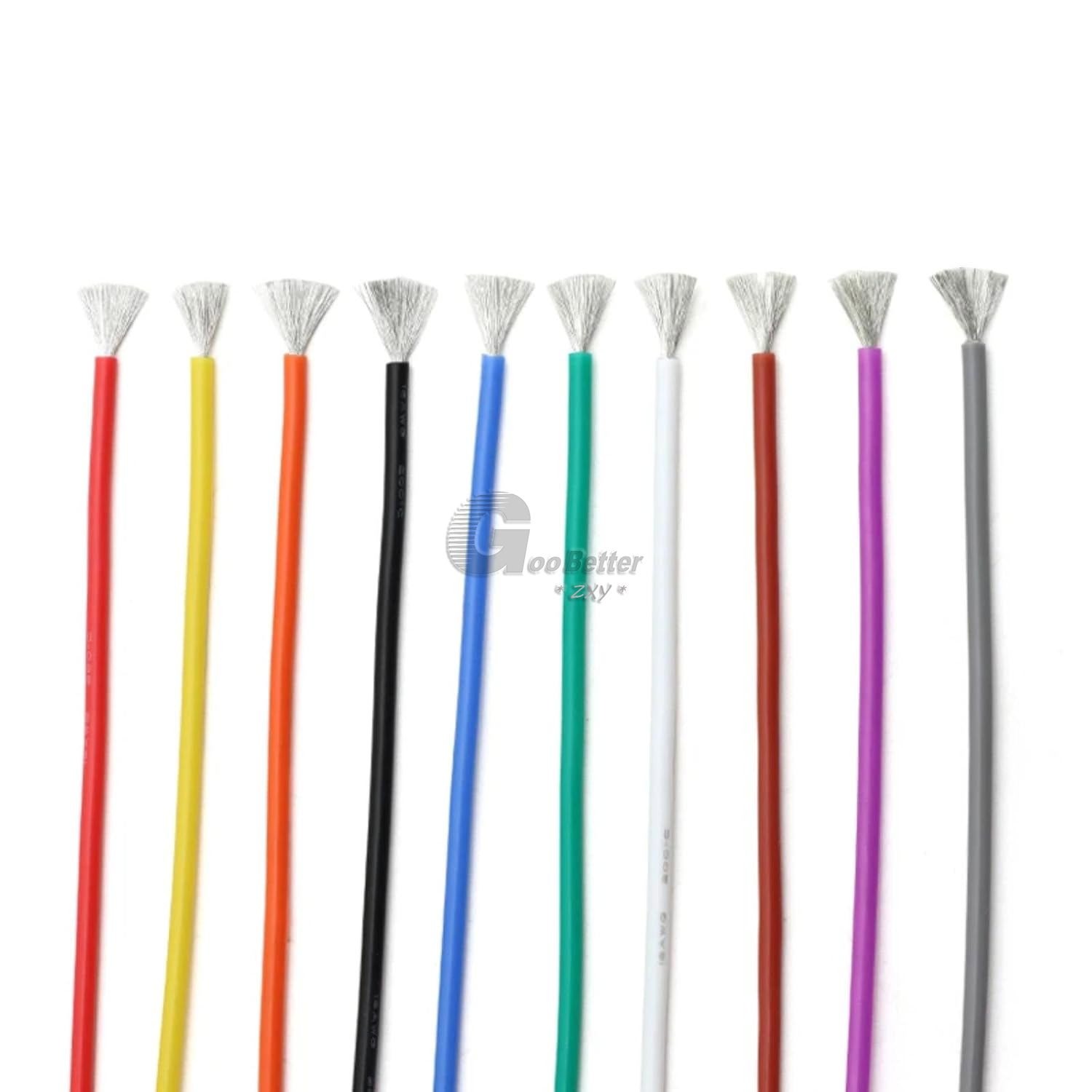 2-10/12/14/16/18/20/22/24/26/28/30AWG Silicone Wire Cable -All Colours and Sizes