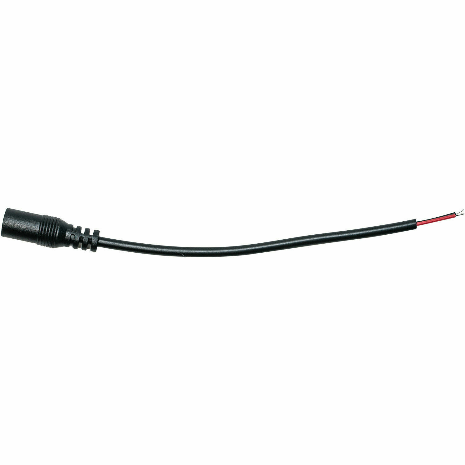 (5-Pack) DC Power Pigtail Female Barrel Jack 6-inch Wire Cable 5.5mm x 2.1mm 5X