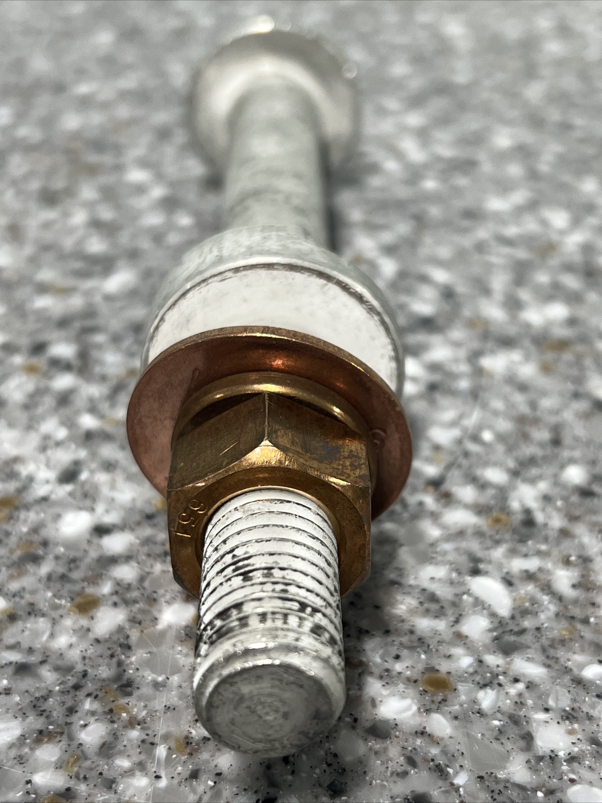 Tin-Plated Copper Grounding Stud Macleanpower 03-M-015