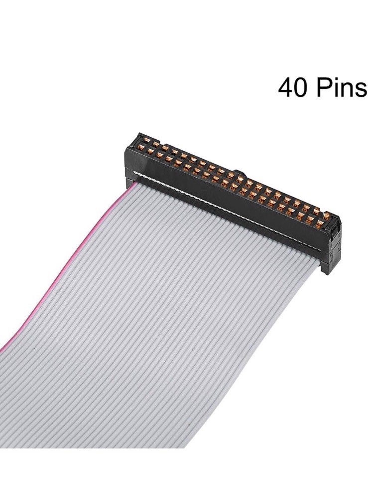 FC40300-S Amphenol Lead , 2.54mm , F/F , S/R , 300mm , 40Way Ribbon Cable Female