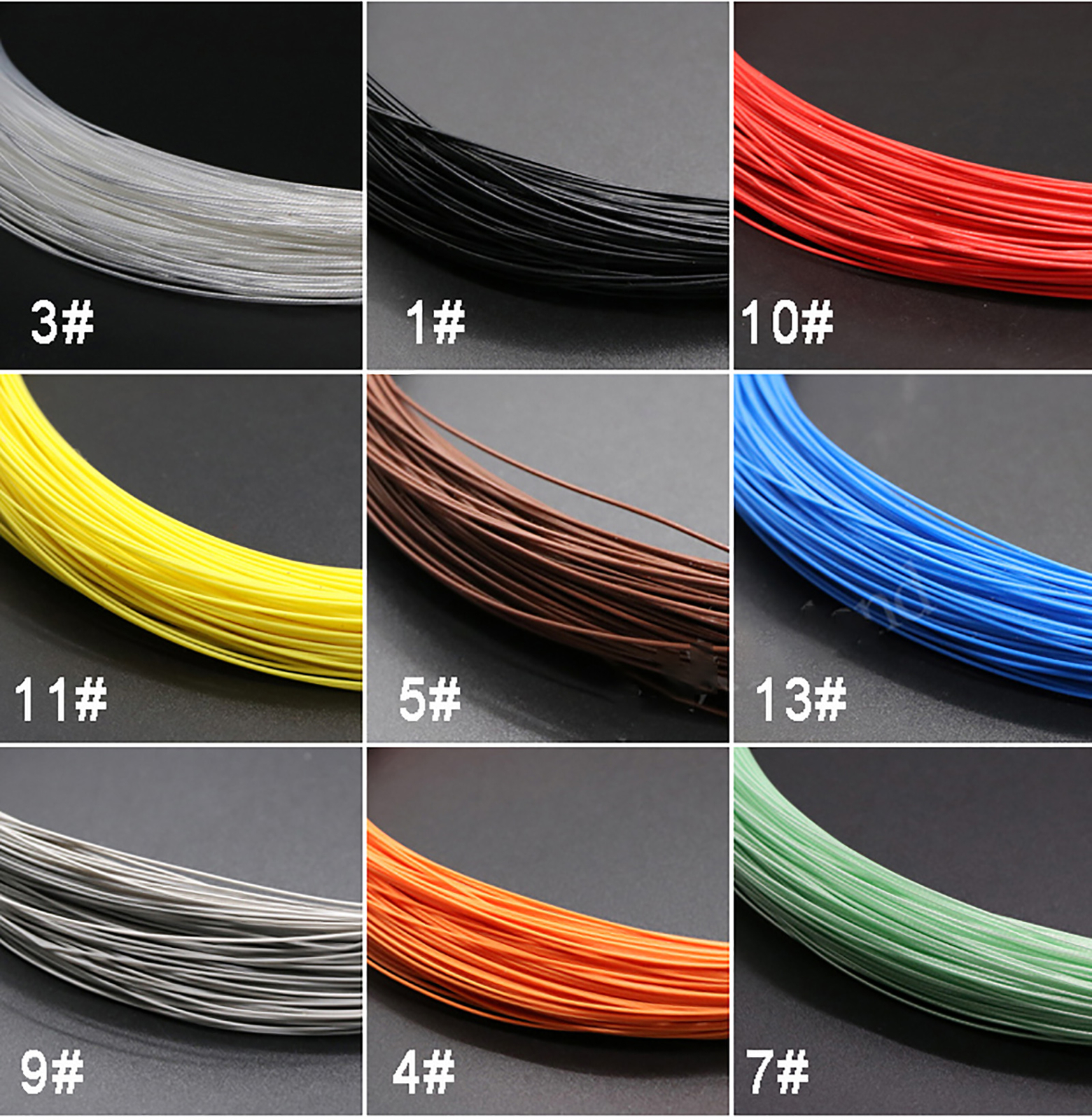 0.15mm² Ø1mm Silver Plated Copper Polytetrafluoro PTFE Wire Stranded Cable