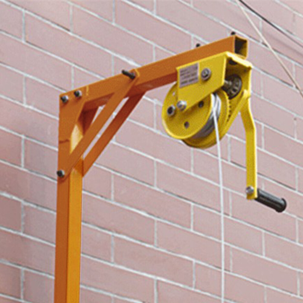 A/C AC Air Conditioner External Unit Lifting Tool Set w/ Hanger Pulley 10m Ropes
