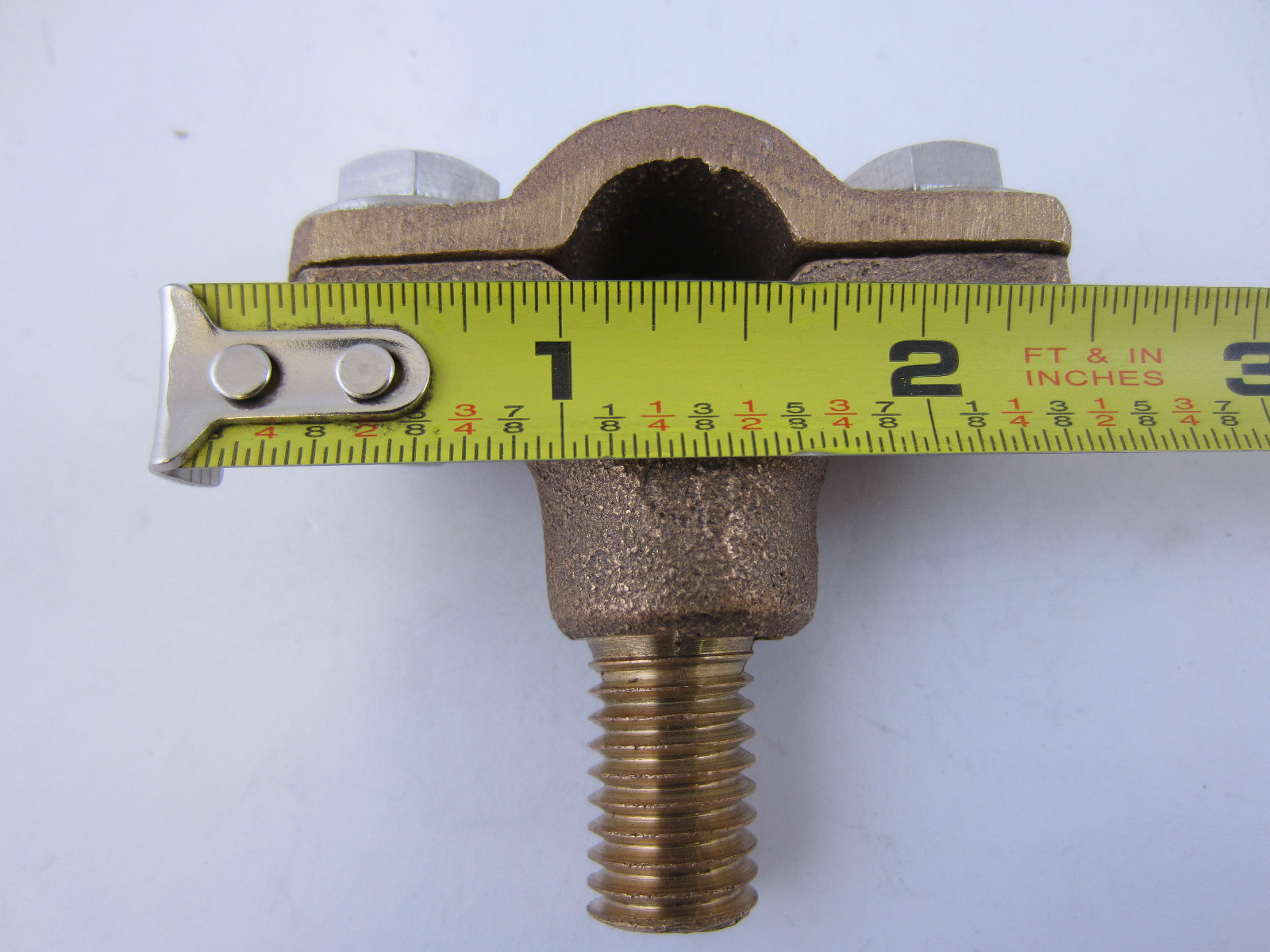 ERICO BURNDY TYPE GROUNDING CLAMP CAST BRONZE LPC48058SH