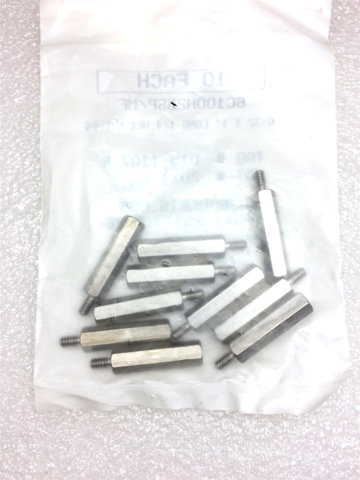 D19-1107-R WJ ROBERTS STAND-OFF 1/4 OD 10 PIECES