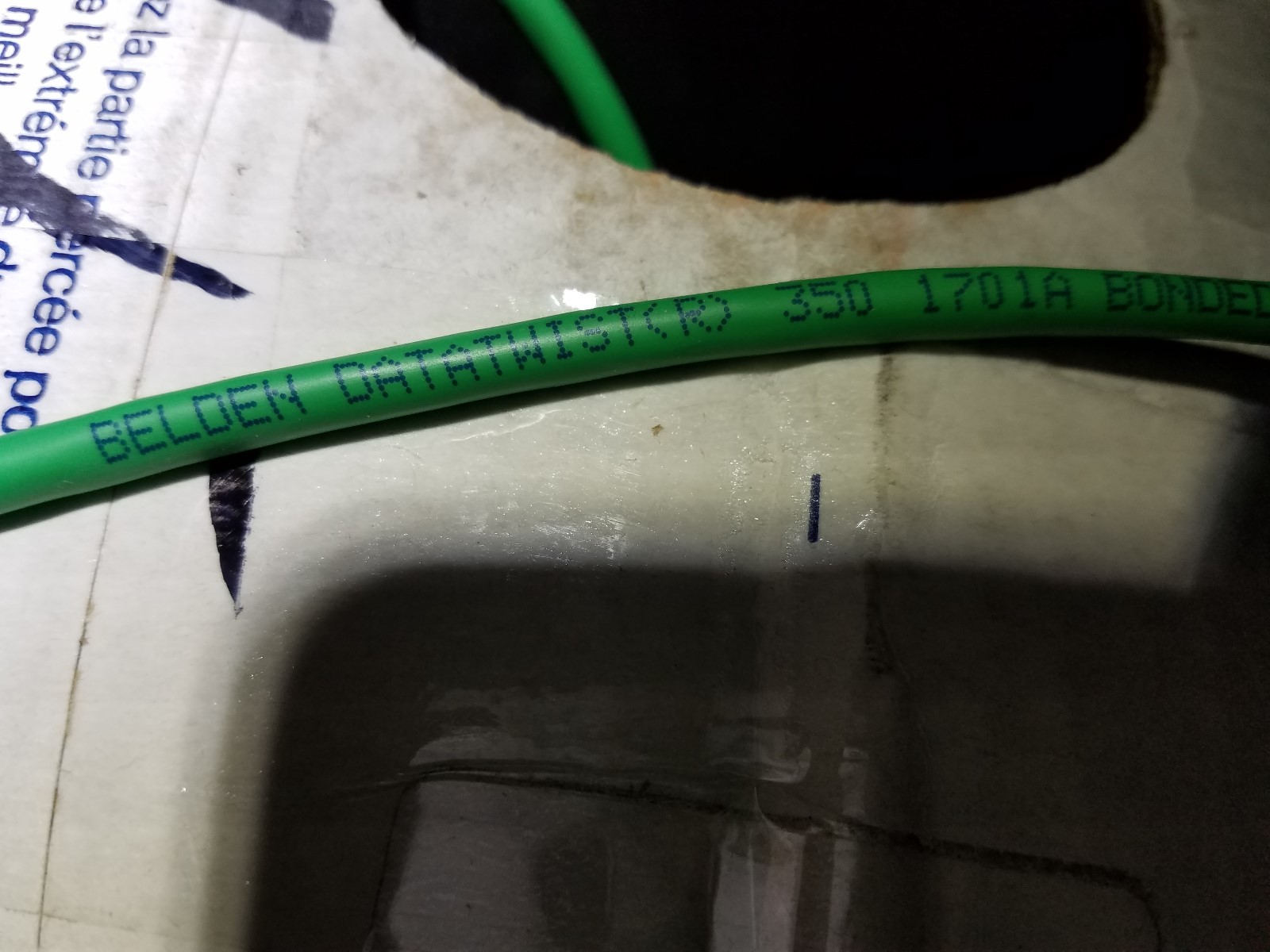 Belden 1701A 24/4P Bonded Pair DataTwist Cat5E Network Cable CMP Green /100ft