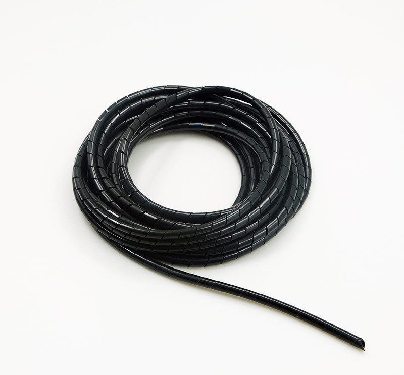 16ft Electric Wire Organizer Spiral Conduit Protective Wrap Sleeve Flexible Tube