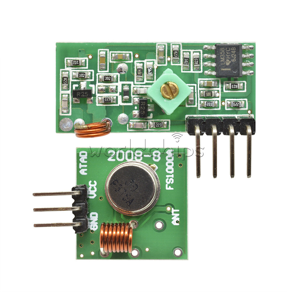 10PCS 315Mhz RF transmitter and receiver kit Module for Arduino ARM Raspberry Pi