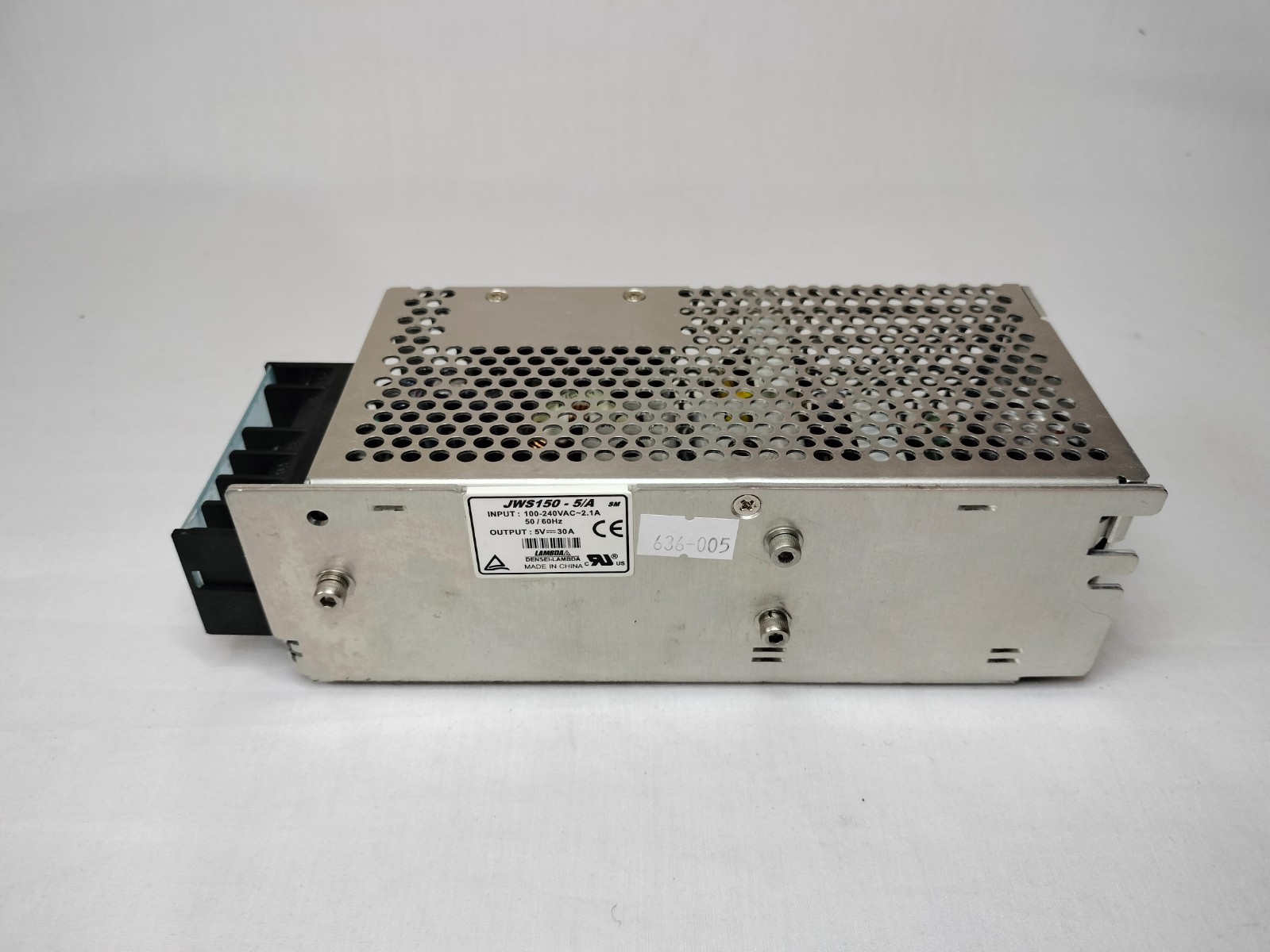 Densei-Lambda JWS150-5/A JWS1505A Power Supply 5VDC, 30A Made in China
