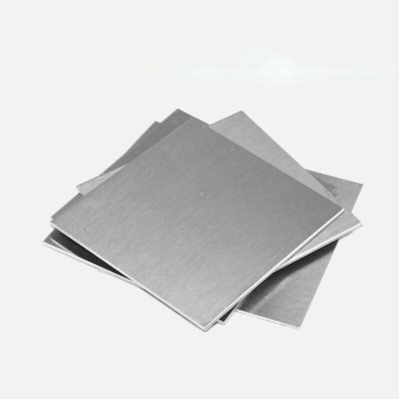10pcs 7075 Aluminum Al Alloy Shiny Polished Plate Sheet 1mm * 100mm * 100mm # YG