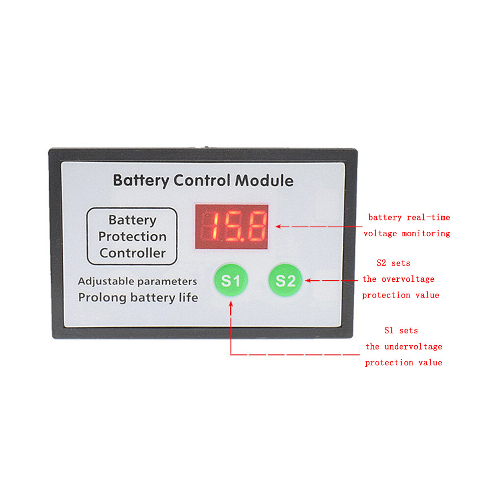 9V-60V 30A Under Voltage Control Module Over-discharge Protection Module