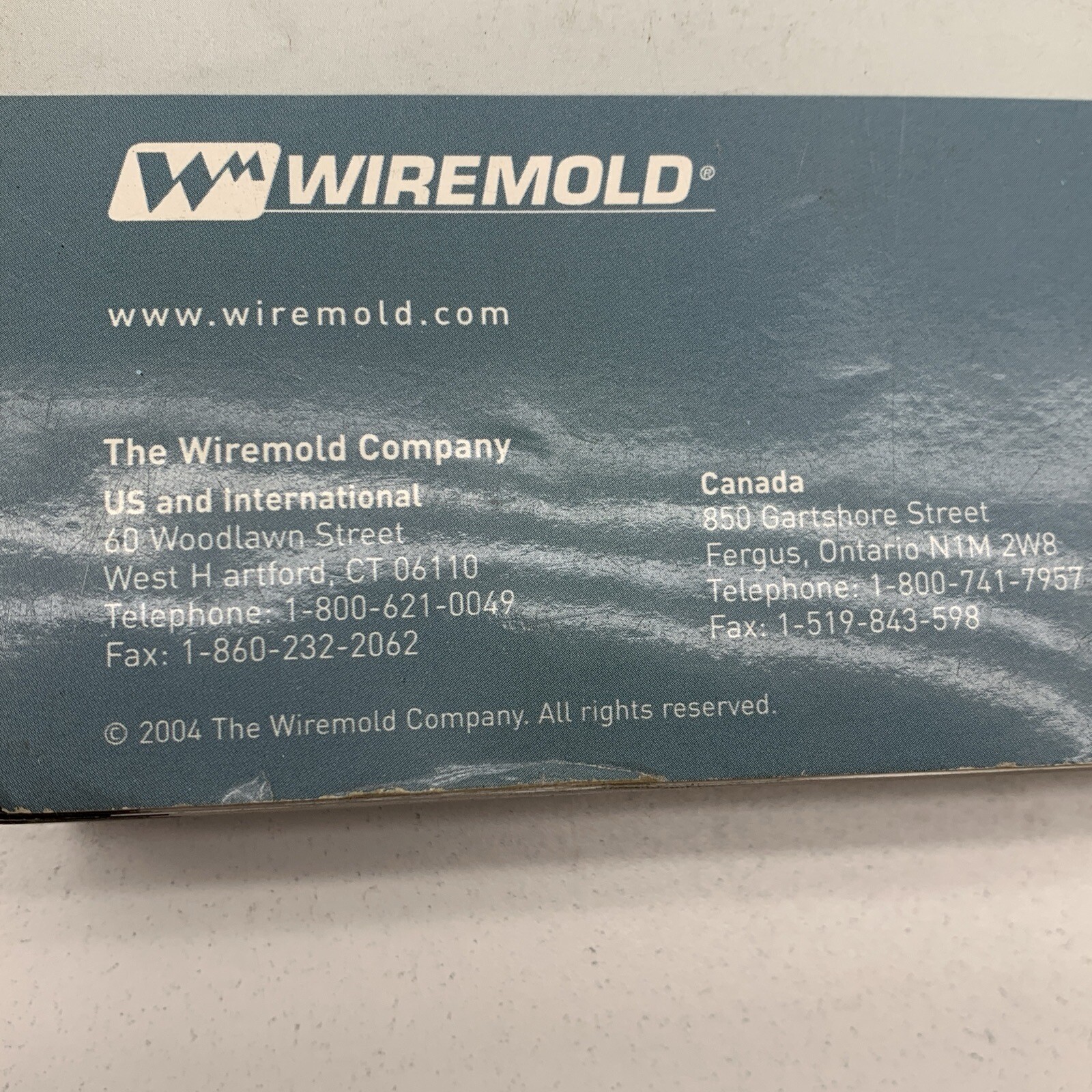 Vintage 2004 Wiremold Walker Products Buyer Guide Catalog Order Book