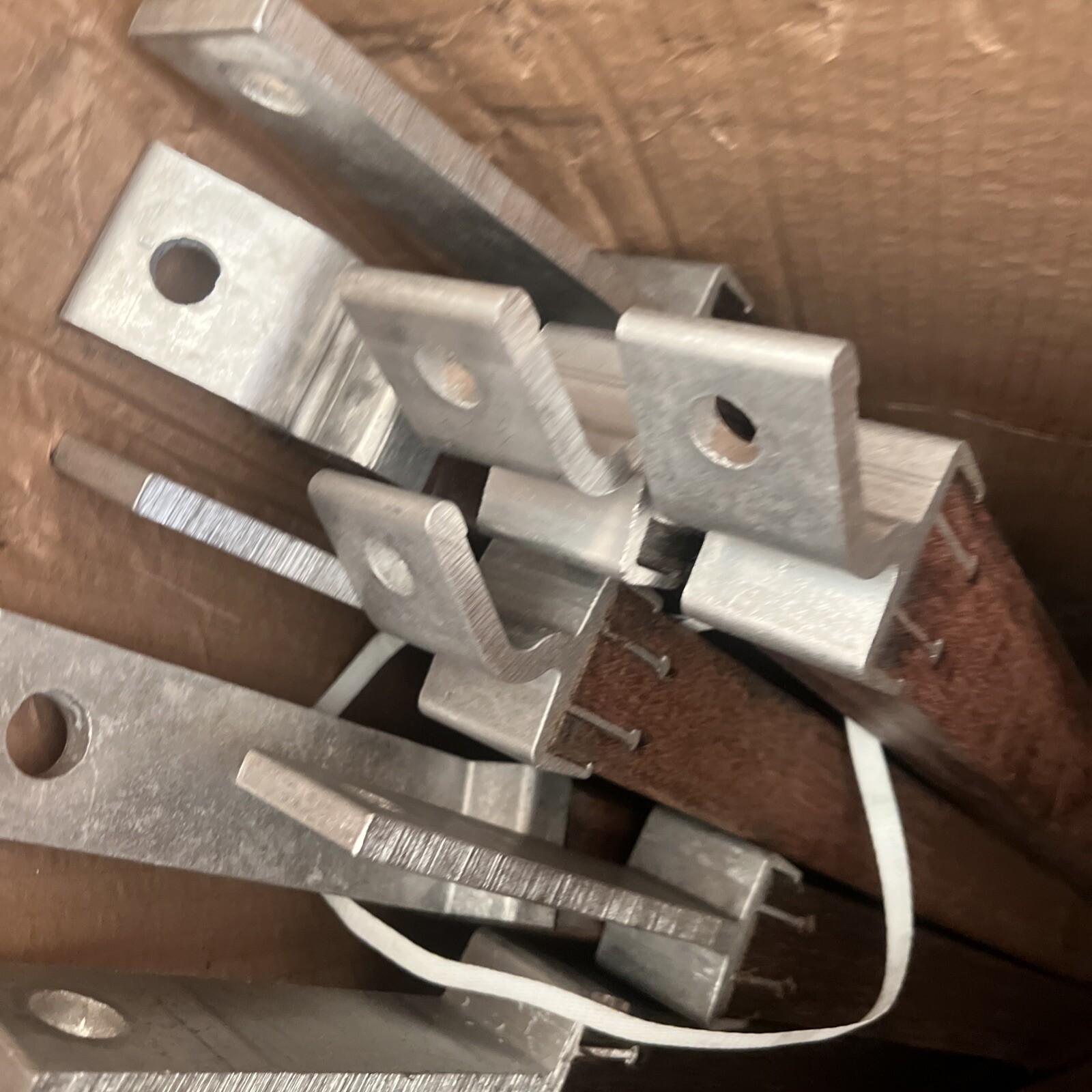 WOOD CROSSARM BRACE PAIR ALU RA 6018 lot of 10