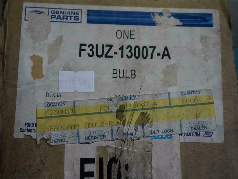 Ford F3UZ-13007-A F3UZ13007A Headlamp Bulb-R NEW NOB