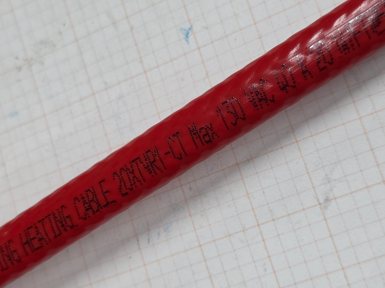 Raychem 20XTVR1-CT High Temp Self-Regulating Heat Cable 20W/Ft 100-130V /1ft