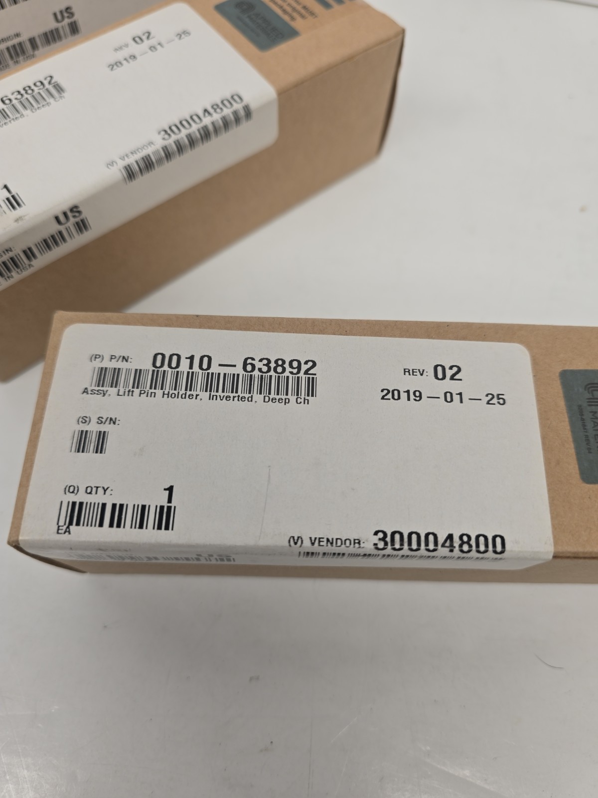 (3x) Applied Materials AMAT 0010-63892, Assy, Lift Pin Holder, Inverted
