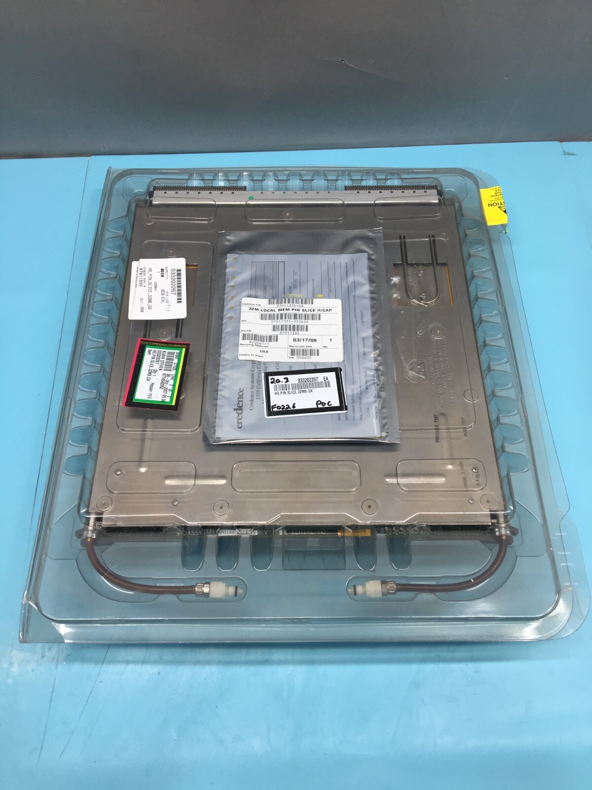 CREDENCE 97911335-08 32M LOCAL MEM SLICE II/CAP, 7-L1F02, HS, 32MB, GX, 122813