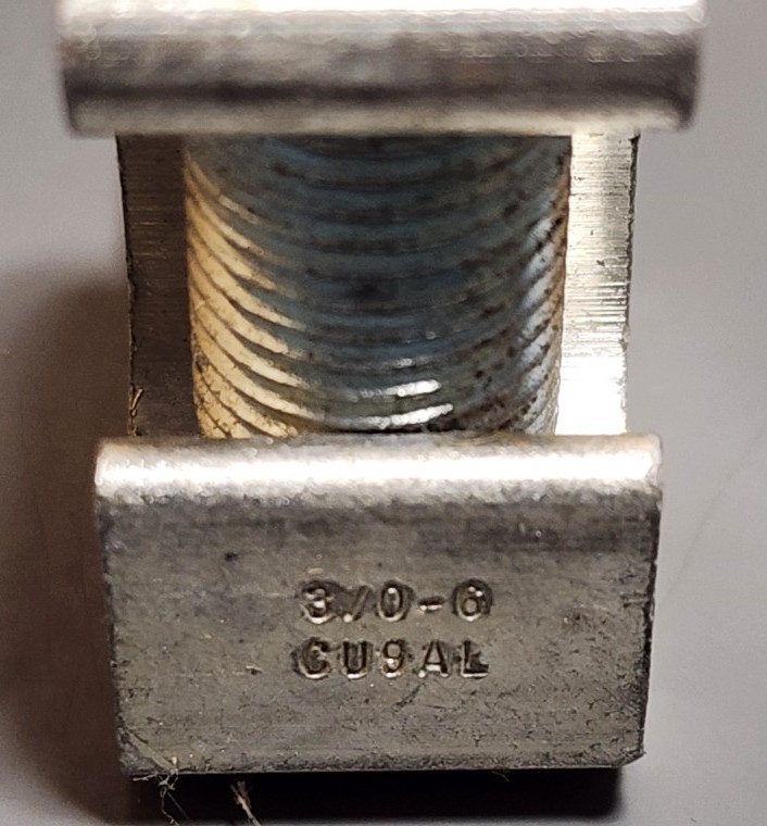 C.M.C. LI-200S, 3/0 – 6 AWG, Tin Plated Aluminum Lay In Mechanical Conn, Qty 26
