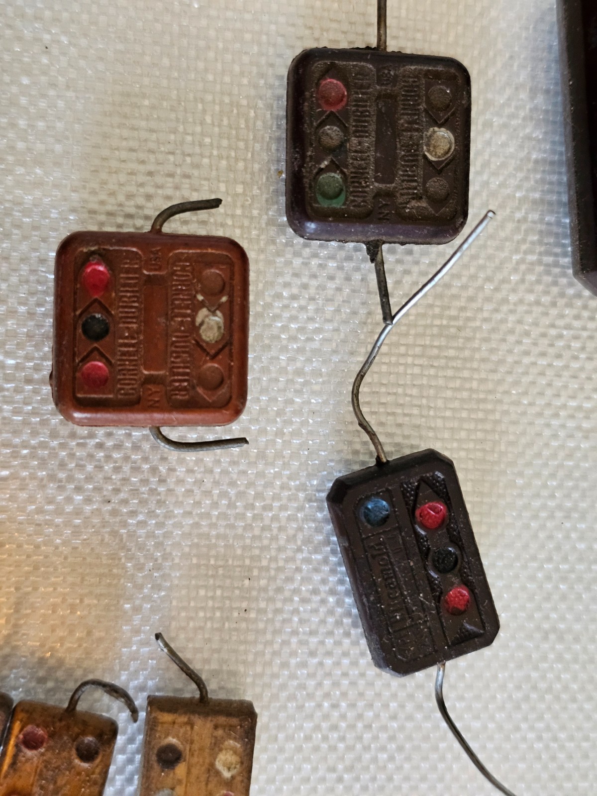 Vintage Mixed Lot Domino Style Mica Capacitors 15 pcs various values