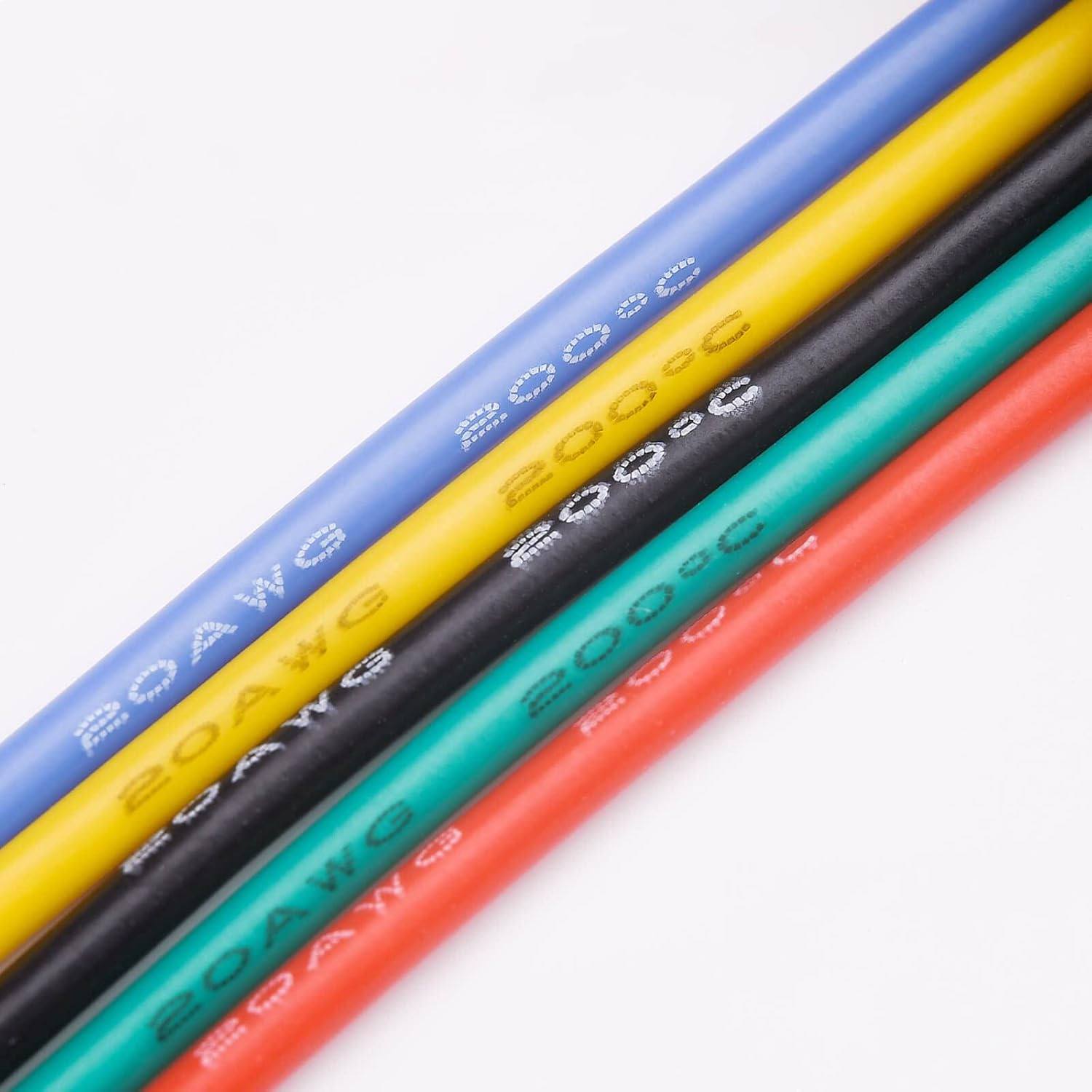 20AWG Electric Wire Flexible Silicone Wires 20 Gauge Stranded Tinned Copper Wire