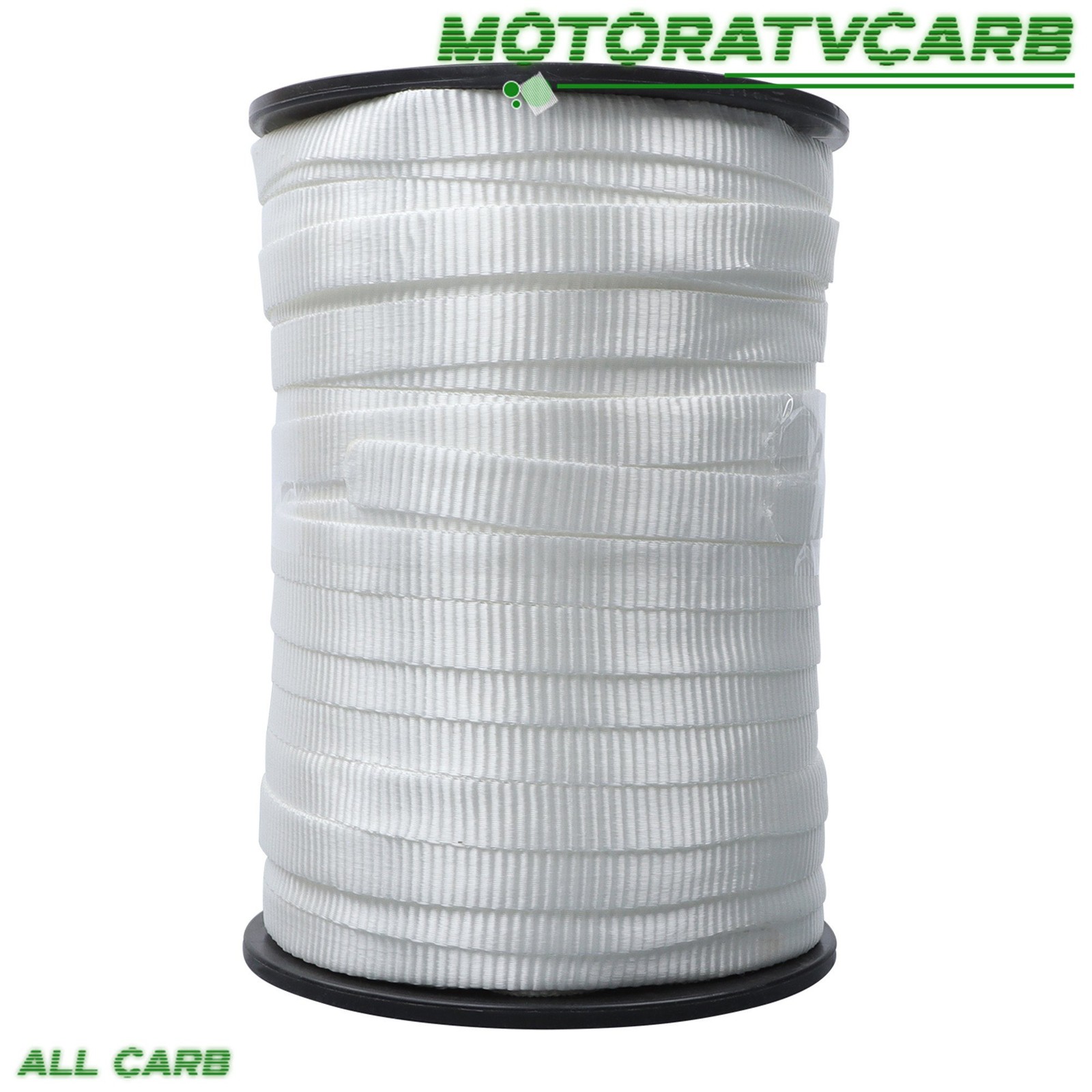 ALL-CARB Polyester Pull Tape Webbing Mule Tape Flat Rope 3/4in × 528 Feet