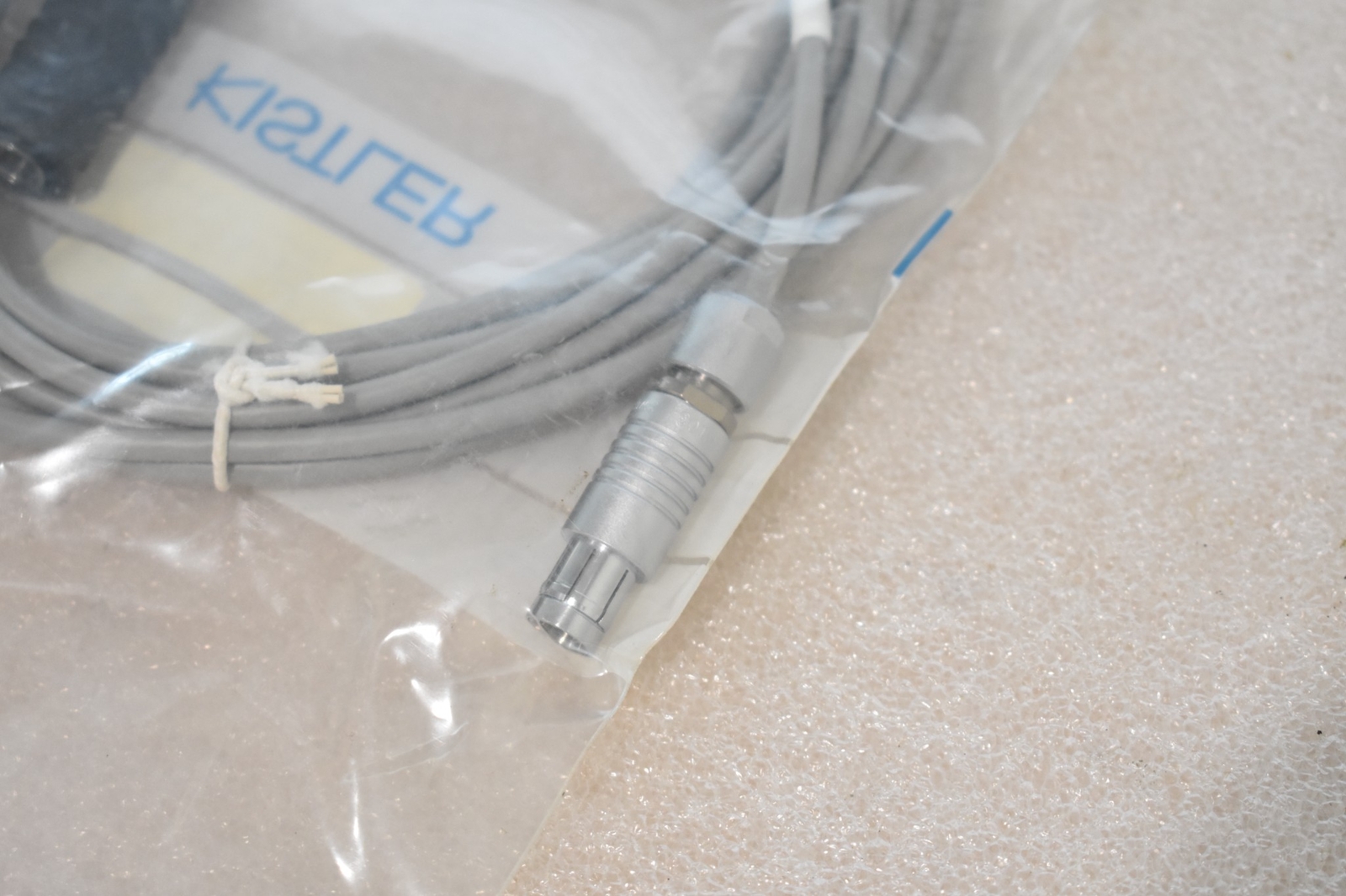 KISTLER 4751A5 CONNECTOR CABLE ASSEMBLY, 16′ 5″ LENGTH, MADE IN SWITZERLAND