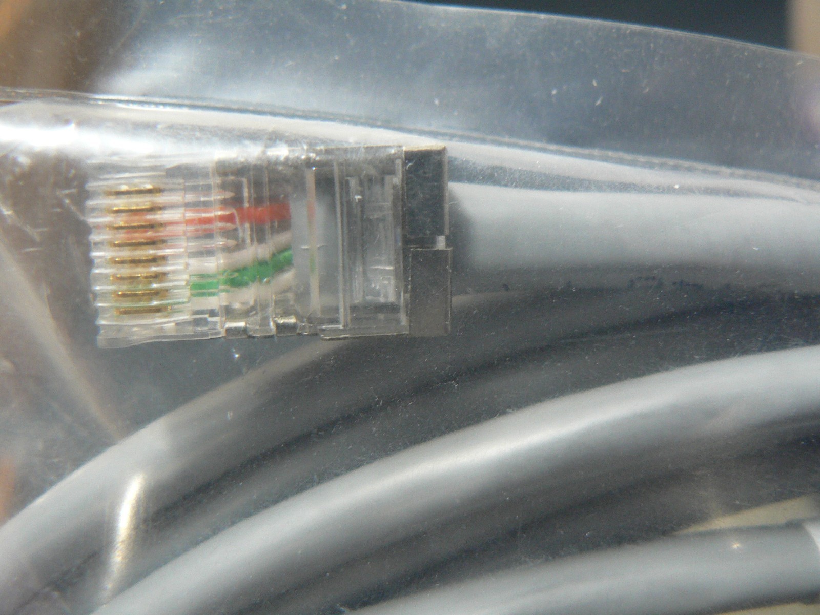 12 FT BERK-TEK HYPER-PLUS SHIELDED 24 AWG CAT5 LAN CROSSOVER CABLE BRAND UNKNOWN