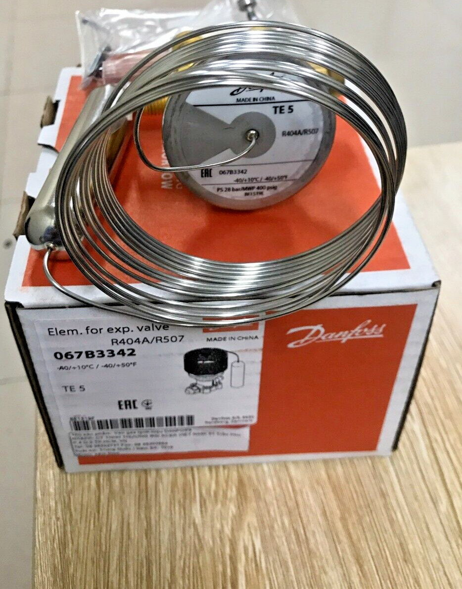 1Pc 067B3342 Danfoss Element for expansion valve, TES5, R404A/R507-Brand New