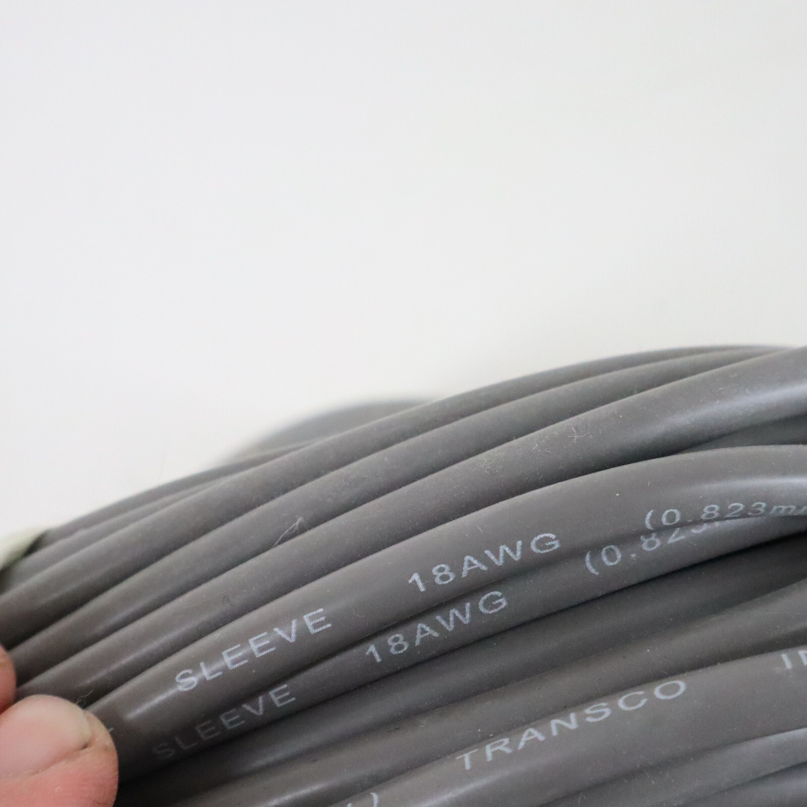 GTO-10 Neon Sign Wire 18 AWG 10k Transco Integral Silicone Sleeve 0.823mm(2)
