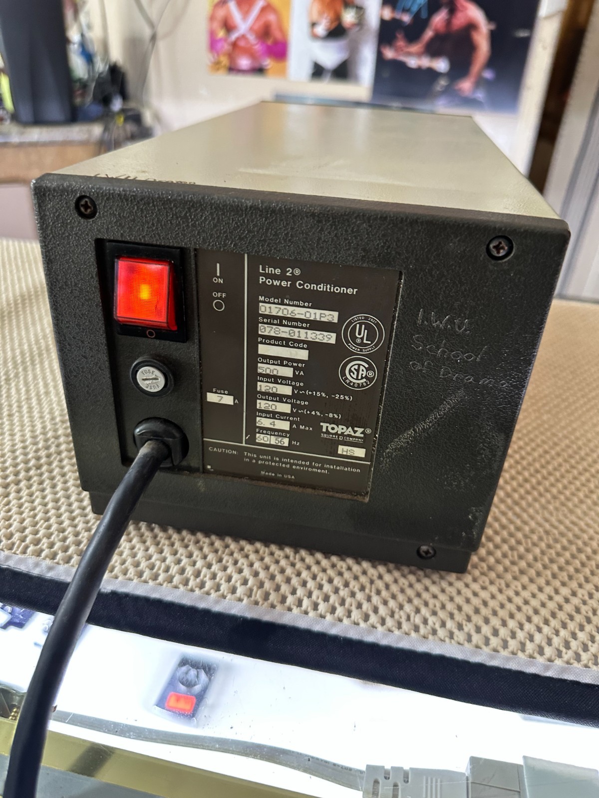 Topaz 01706-01P3 Line 2 Power Conditioner 4.6a Amp 120v-ac