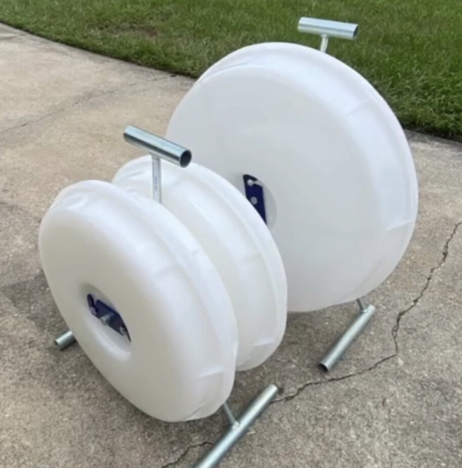 Wire Wheel® 415D NM cable dispenser – electric wire spinner – wire dispenser