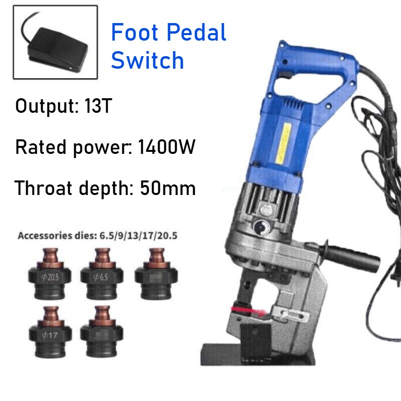 MHP-20 Electric Punching Machine Channel Steel Hydraulic Puncher Hole Opener