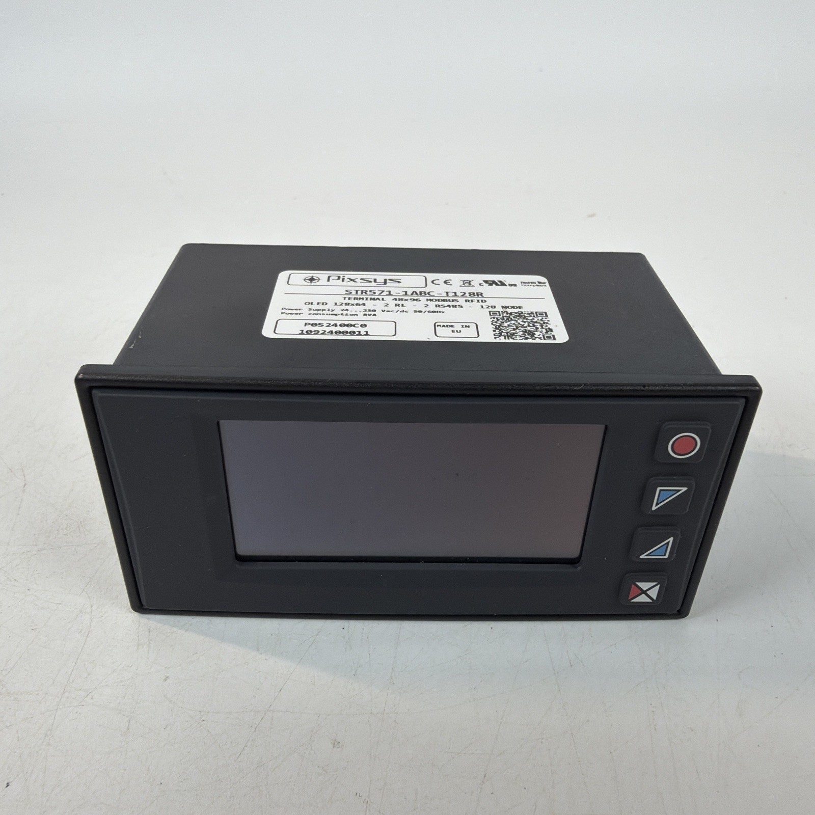 STR571-1ABC-T128R PIXSYS OLED PANEL METER TERMINAL 48X96 MODBUS RFID 128X64
