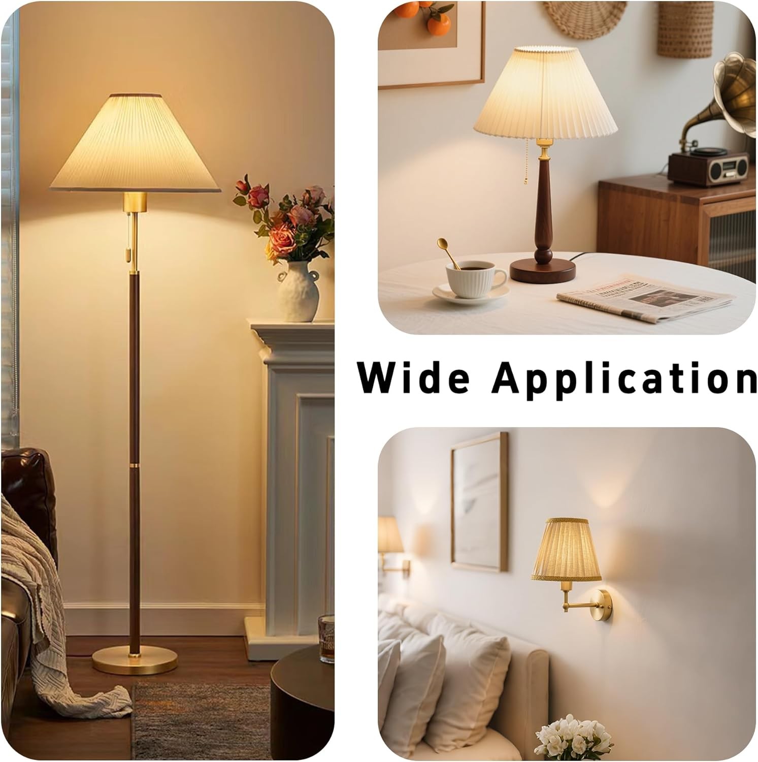 Lamp Shade Harp Kit 7 8 9 10 Inch Adjustable Holder E26 E27 UNO Fitter Hardware