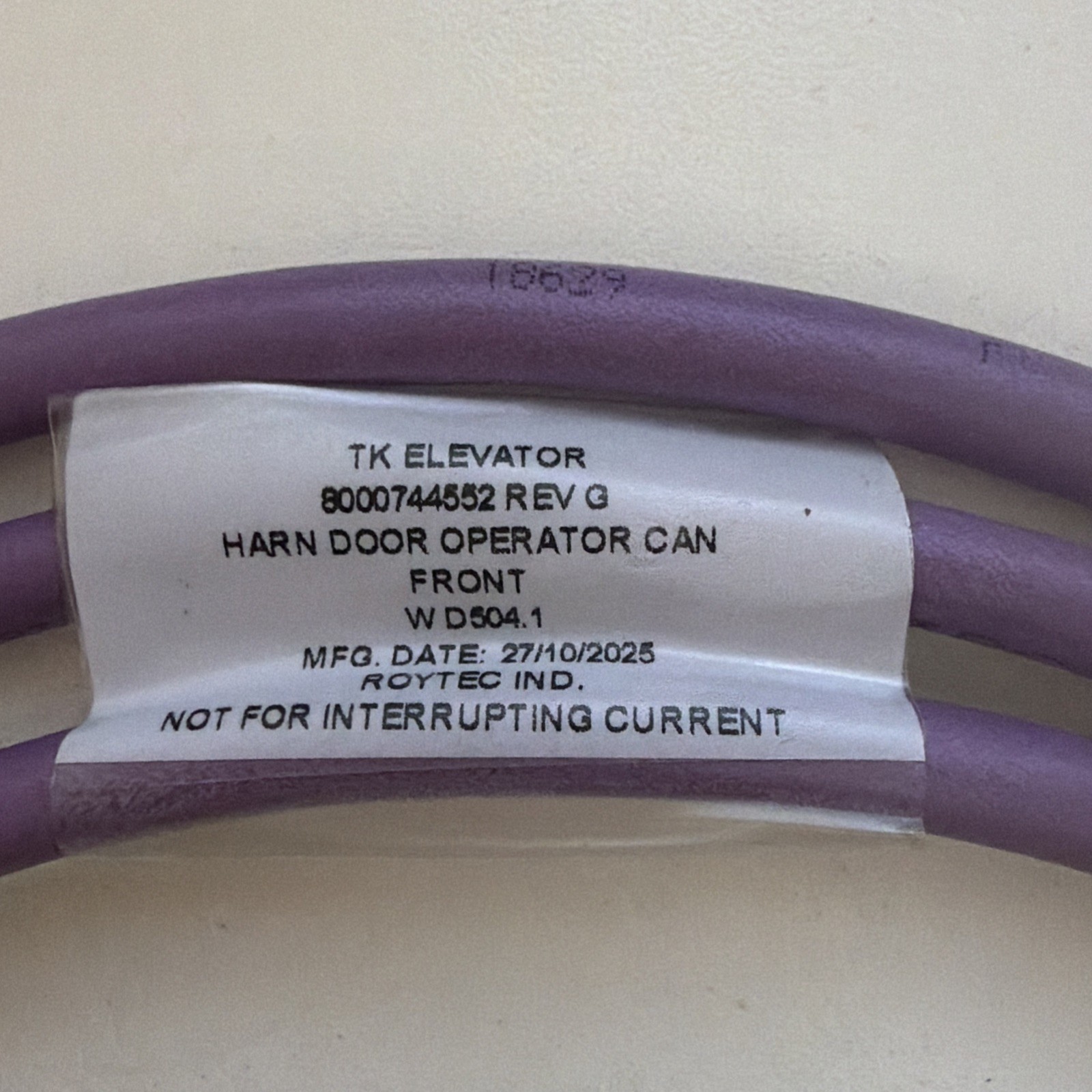 TK ELEVATOR HARN DOOR OPERATOR FRONT 800074452 WD504.1