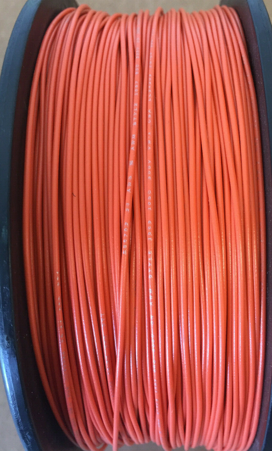 ALLIED WIRE AND CABLE 07-24-7T-3 1000′ HOOK UP WIRE 24 AWG ORANGE (EST1000′)