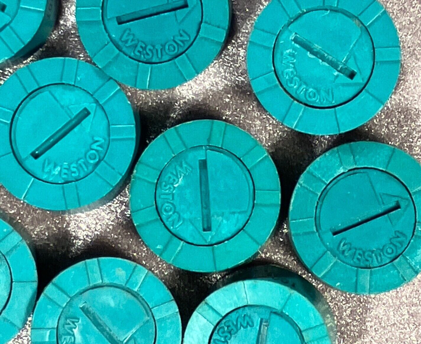 12pcs-Weston Trim Pot, 100 ohm, Single-Turn, Smooth, PC-mount, accurate! -RARE