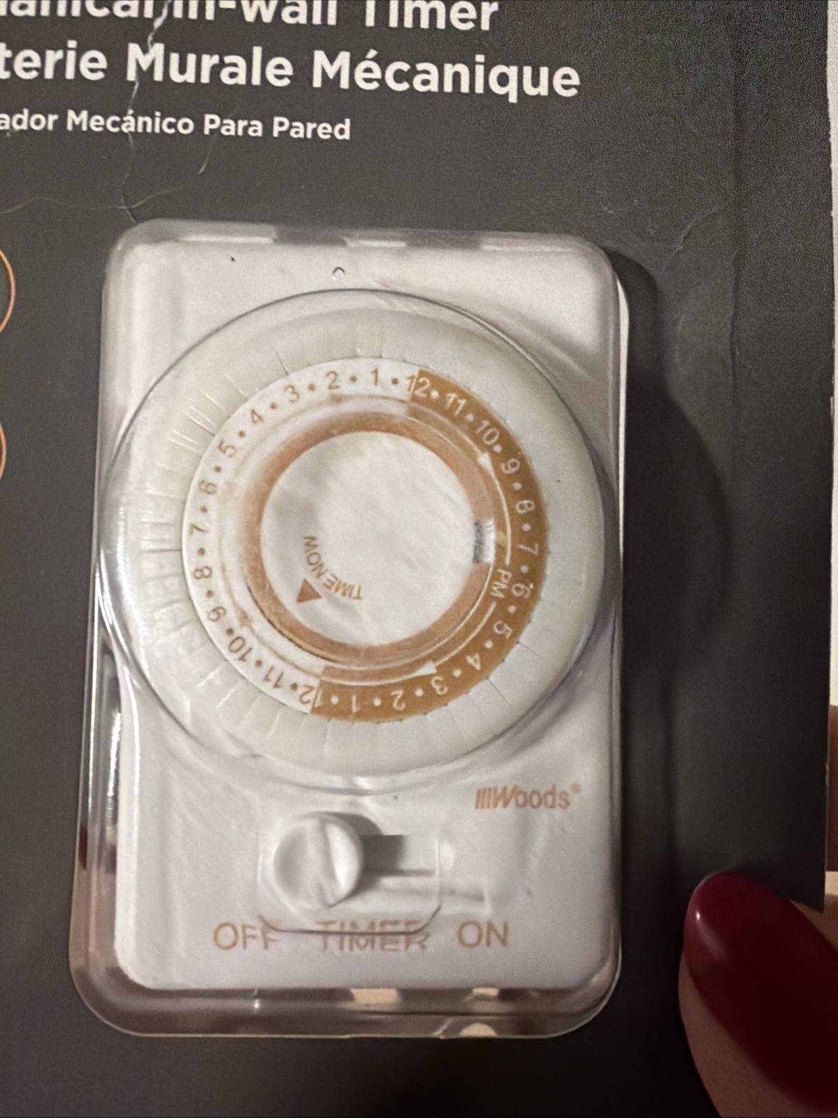 New Woods Pro 59745 24-Hour Mechanical In Wall Timer Indoor