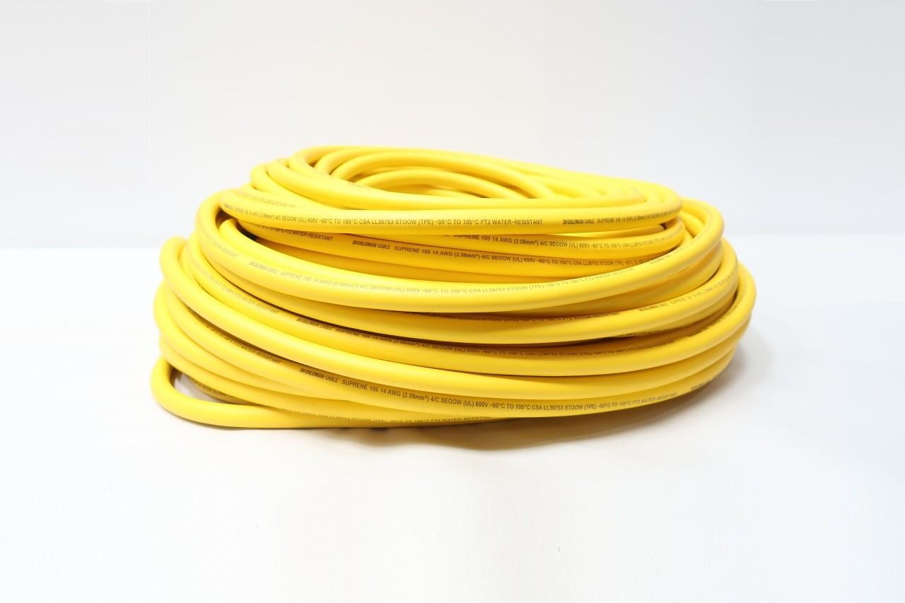 Coleman Cable 224476402 Seoprene Portable Cord 250ft