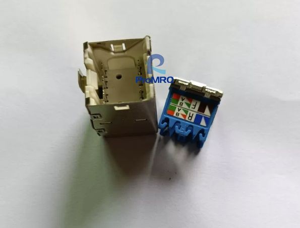 50PCS/Box New For CJS6X88TGY For Mini-Com TX6A 10GIG Shielded Jack Module