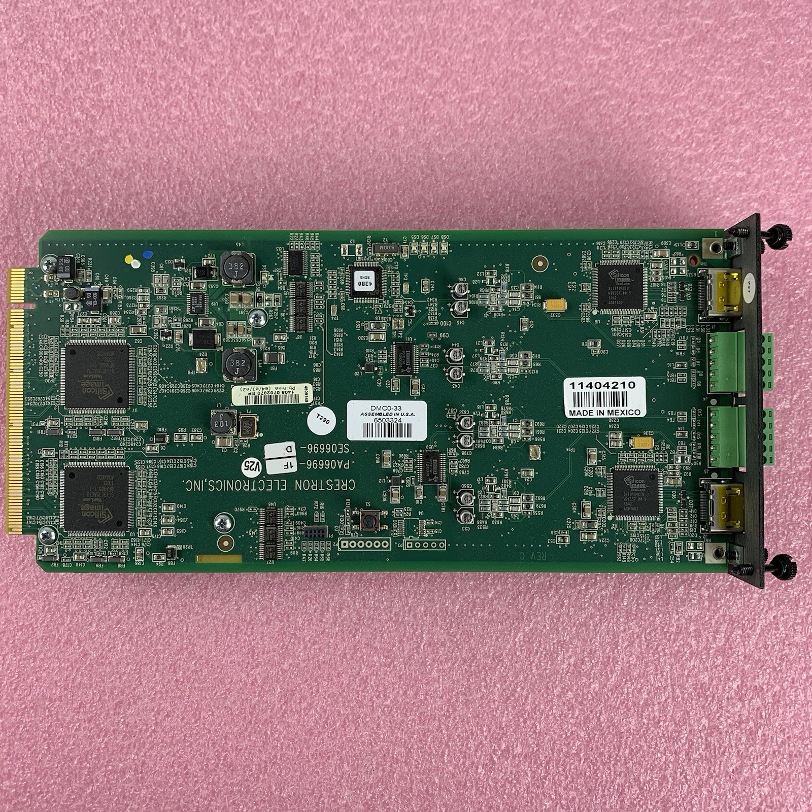 Crestron DMCO-33 HDMI w/ 4 Stereo Analog Audio Output Card