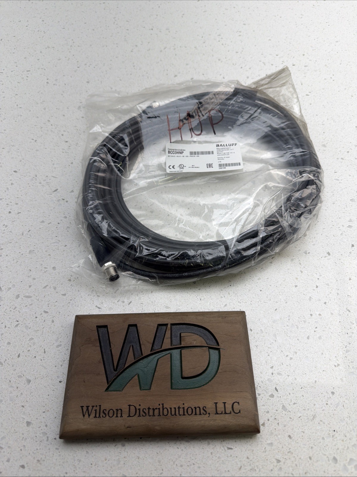 BALLUFF BCC0HNP, DOUBLE ENDED CORDSET, NEW* #328747