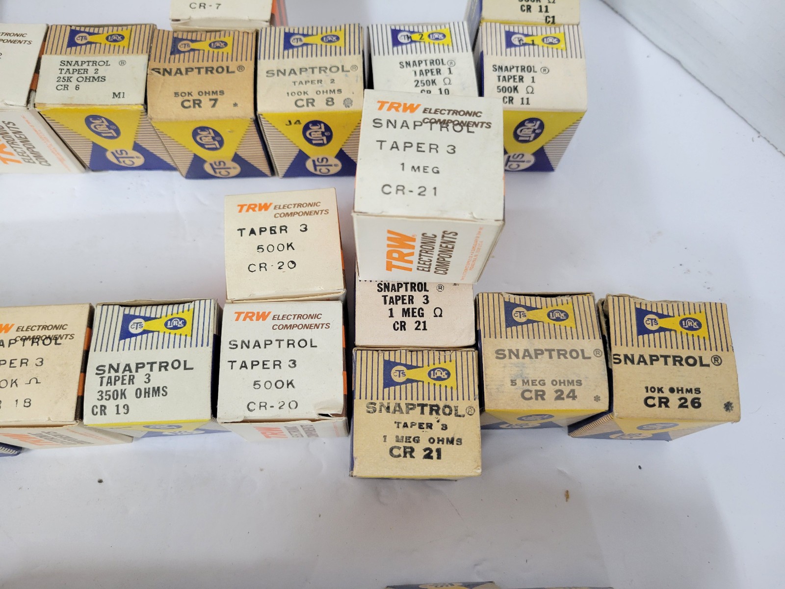 NOS Vintage CTS & TRW Brand Snaptrol Components *various numbers see list*