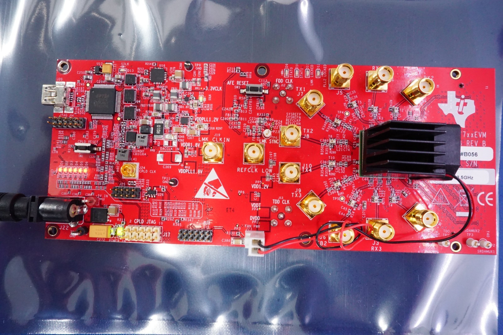 Texas Instruments RF Development Tools AFE77xx8EVM Rev B EVALUATION MODULE