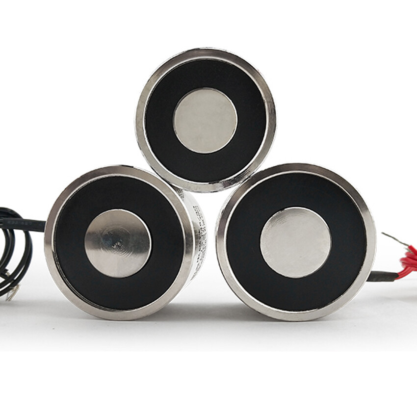 Durable Waterproof Electromagnet – 5V to 24V, IP68 Rated, 1-500 kg Capacity