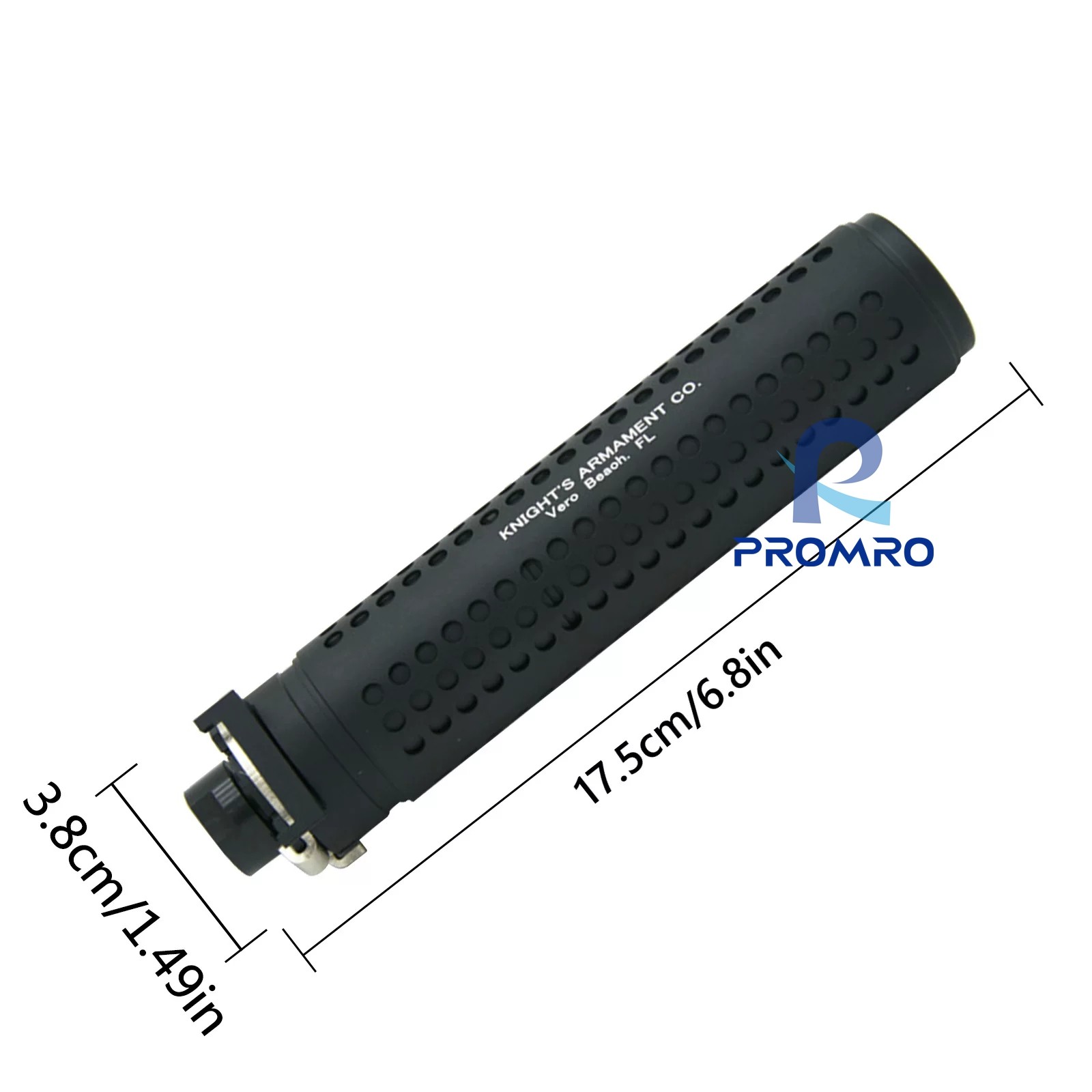 KAC/QD Metal Suppressor, 14mm CCW, Inert Decor Part for Jinming Model, Black/FDE