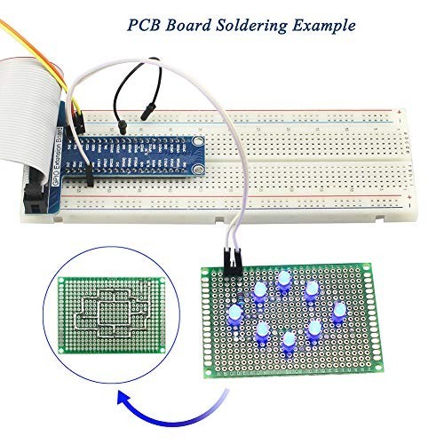 Electronics Component Fun Kit W/E-Book, Upgraded Electronic Starter Kit with Bre