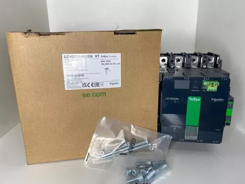1PC-Schneider LC1G2254KUEN High power contactor 4 pole C-1 =440V/330A- Brand NEW