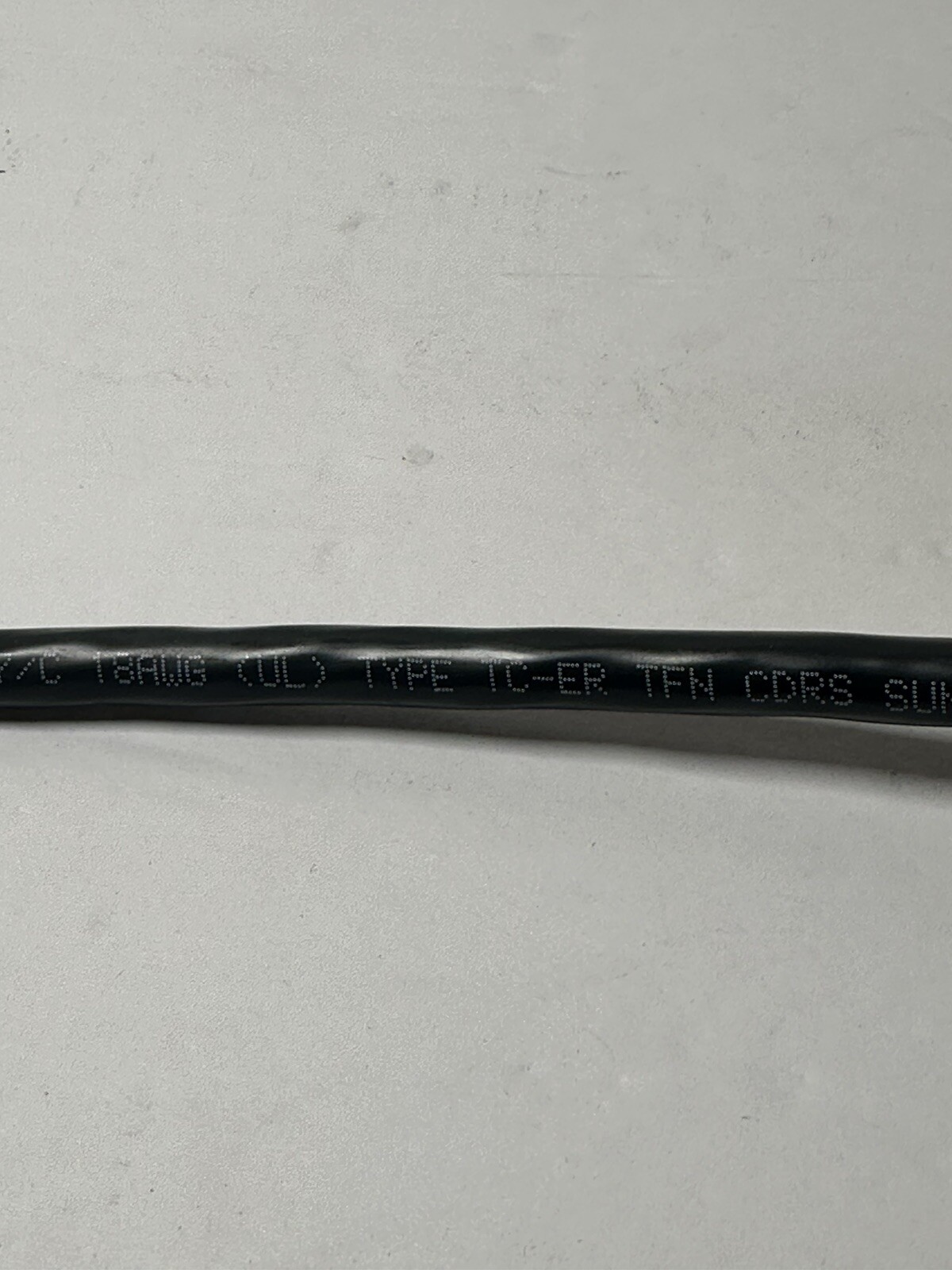 General Cable 244660 18/7C VNTC Tray Cable TC-ER Direct Burial 600V Black /25ft