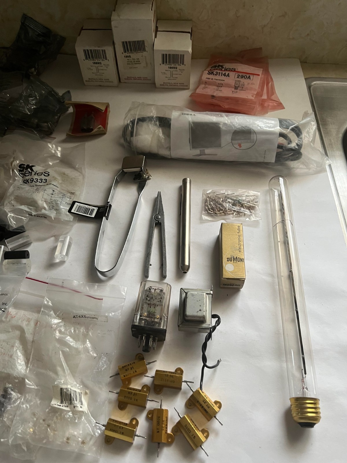 HUGE LOT OF ELECTRICAL PARTS, SUPPLIES, COMPONENTS VARIOUS ITEMS NEW AND USED
